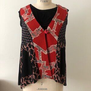 Kimono Silk Vest by Yasuko